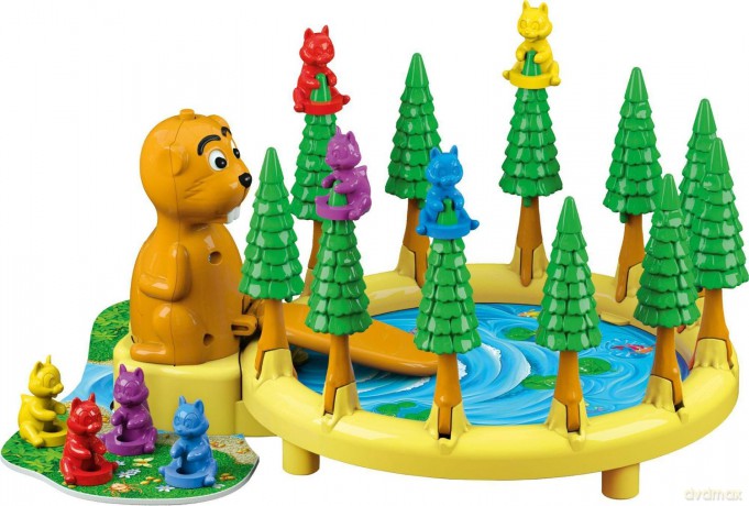 Schmidt Spiele - Bumm Bumm Bieber - Brettspiel (Boom Boom Bóbr Gra planszowa)