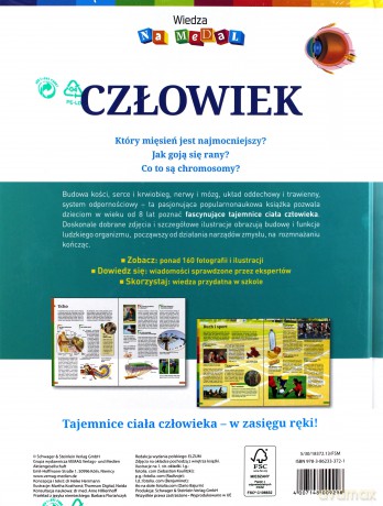 Wiedza na medal - Człowiek [KSIĄŻKA]