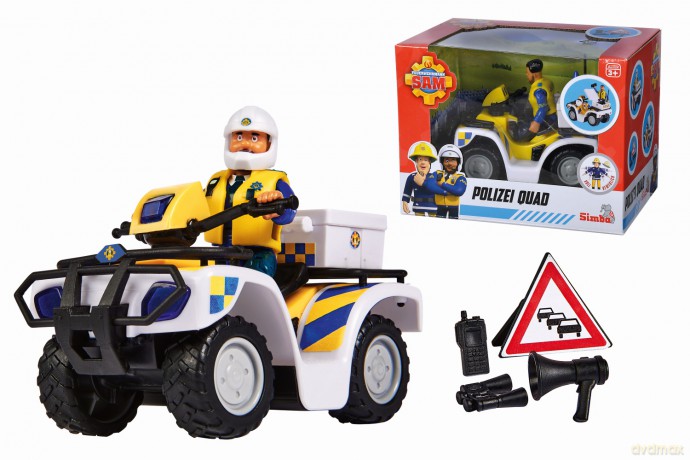 Quad policyjny strażaka Sama z figurką Simby 109251093