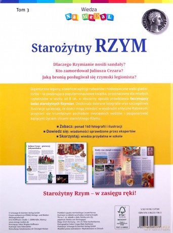 Wiedza na medal - Starożytny Rzym [KSIĄŻKA]