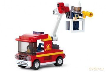 Sluban M38-B0622A - Fire Series Small Truck with Ladder