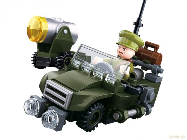 Sluban M38-B0678B - Army WWII - Alliierten Geländewagen