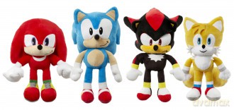 Sonic - Plüsch - 4-fach sortiert - 28 cm