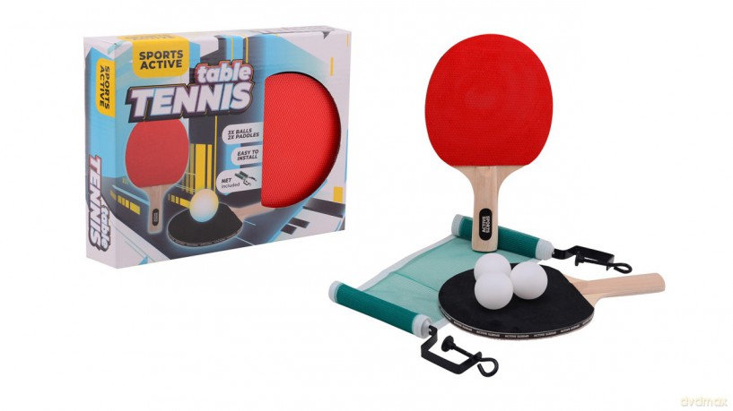 Sports Active - Tischtennisset mit 3 Bällen und 1 Netz