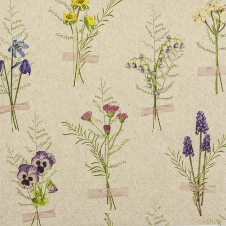 Spring Herbarium - Lunch-Servietten - 33 x 33 cm