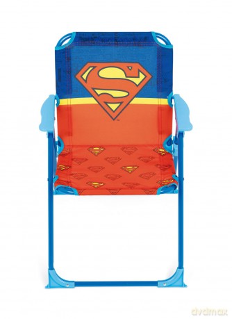 Superman - Krzesło kempingowe z podłokietnikami 38 x 32 x 53 cm