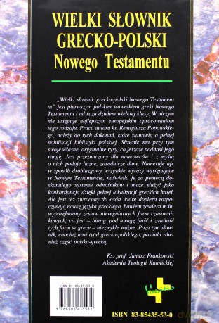 Wielki słownik grecko-polski Nowego Testamentu [KSIĄŻKA]