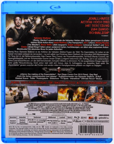 The Expendables (Niezniszczalni) [Blu-Ray]
