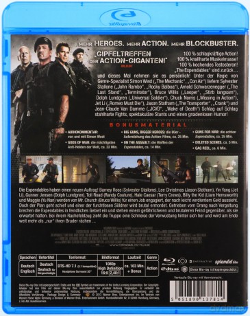 The Expendables 2 (Niezniszczalni 2) [Blu-Ray]