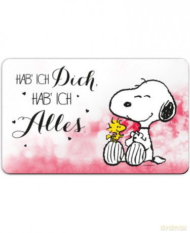 The Peanuts - Snoopy "Hab ich Dich, hab ich Alles" - Frühstücksbrettchen