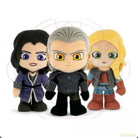 The Witcher - Plüschfiguren - 3-fach sortiert 27 cm
