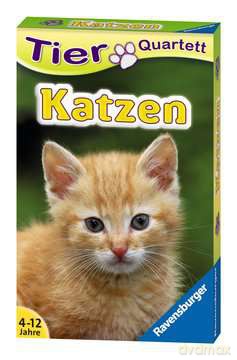 Tier-Quartett - Katzen (Kwartet Zwierząt Koty)