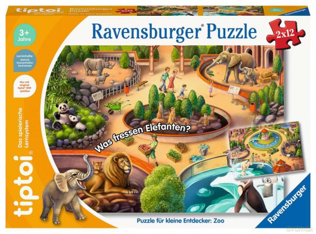 RAVENSBURGER 2x12 el. Zoo [PUZZLE]