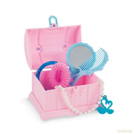 Toi Toys - ICE PRINCESS Biżuteria w skrzyni skarbów ze światłem i dźwiękiem