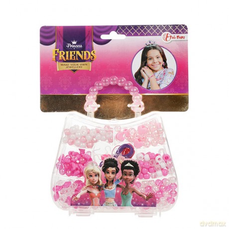 Toi Toys - PRINCESS FRIENDS Zestaw koralików do robienia biżuterii