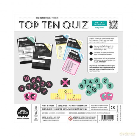 Top Ten Quiz - Quizspiel (Top Ten Quiz - Gra quizowa)