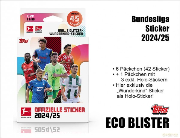 Topps Bundesliga Naklejki 2024/2025 - EKO BLISTER