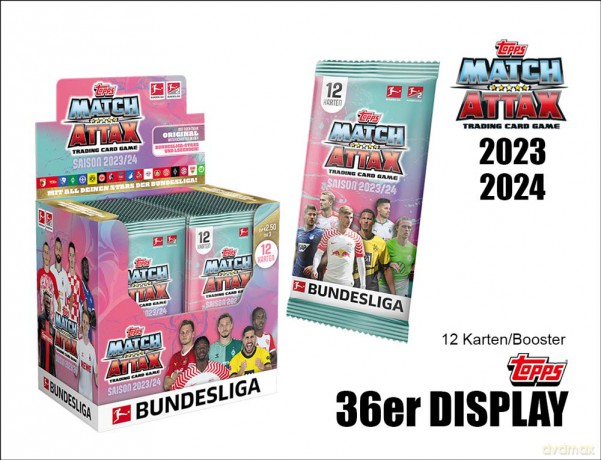 Topps Match Attax Bundesliga 2023/2024 - 36er DISPLAY