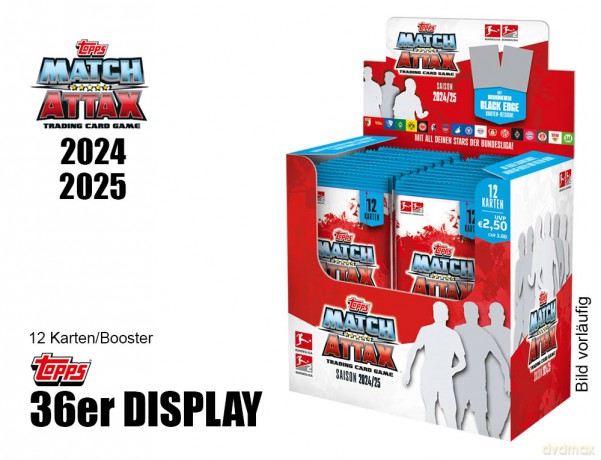 Topps Match Attax Bundesliga 2024/2025 - 36er DISPLAY