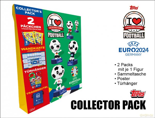 Topps UEFA EURO 2024 - I Love Football - Oficjalne figurki kolekcjonerskie 3D