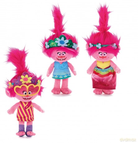 Trolle 2 - Maskotki Poppy, 3 rodzaje, 25cm