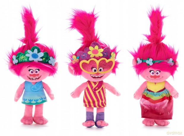 Trolle 2 - Maskotki Poppy, 3 rodzaje, 30cm