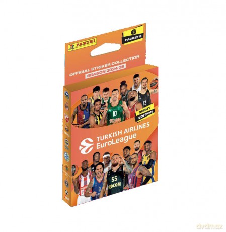 Turkish Airlines EuroLeague Basket 2024/25 Stickerkollektion - ECO BLISTER