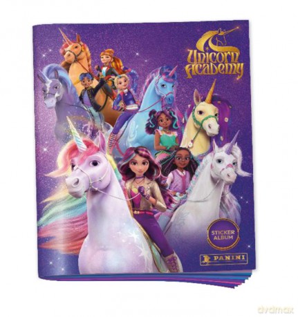 Unicorn Academy Sticker Album Akademia Jednorożców Naklejki