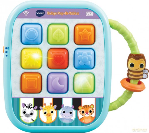 Vtech Baby - Interaktywny Tablet Pop-It dla Niemowląt - 18 cm