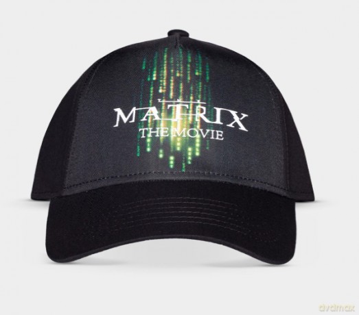 Warner - The Matrix Męska czapka z daszkiem z regulacją Czarna