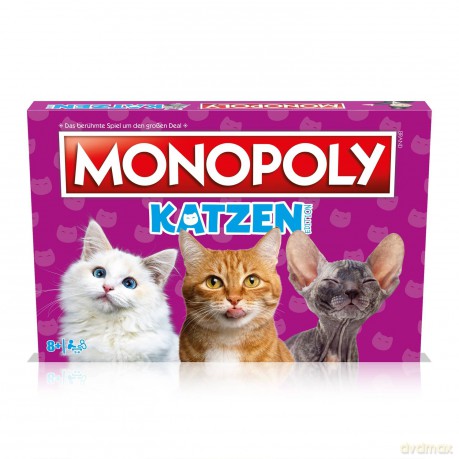 Winning Moves 04852 - Monopoly: Katzen - Brettspiel (Monopoly: Koty)
