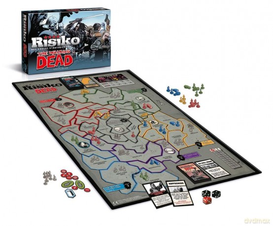 Winning Moves 10746 - Risiko: The Walking Dead - Brettspiel (Risiko Żywe Trupy)