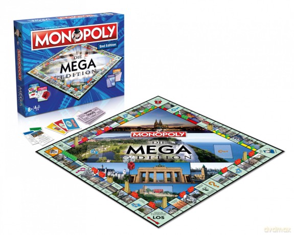 Winning Moves 46899 - Monopoly: Mega 2nd Edition - Brettspiel
