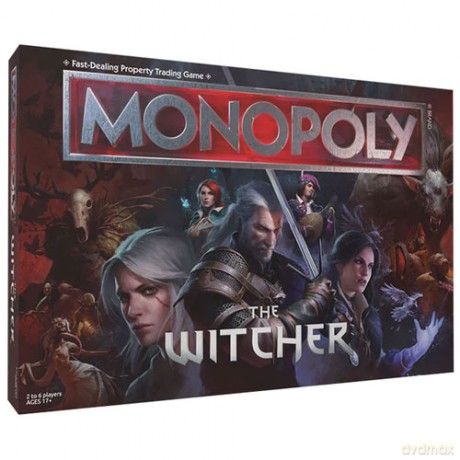 Winning Moves 57455 - Monopoly: The Witcher - Brettspiel (Monopoly: Wiedźmin)