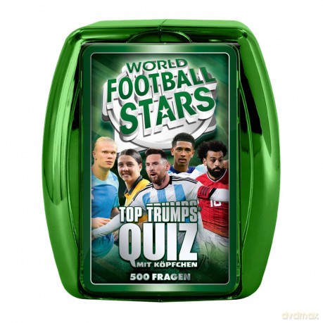 Winning Moves 59343 - Quiz Weltfussball Stars - Kartenspiel (Quiz Gwiazdy futbolu światowego)