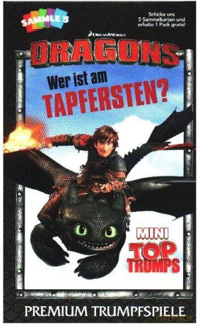 Winning Moves 62165 - Top Trumps Mini Dragons - Kartenspiele im Display