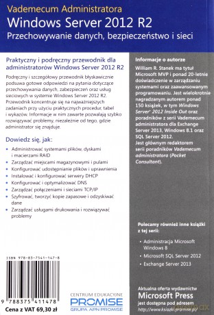 Windows Server 2012 R2. Przechowywanie danych, bezpieczeństwo i sieci [KSIĄŻKA]