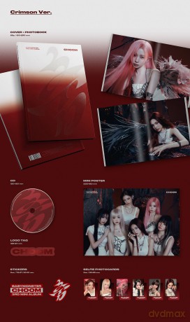 Babymonster: 3rd Mini Album (Choom) (Photobook - Crimson Version) [CD]