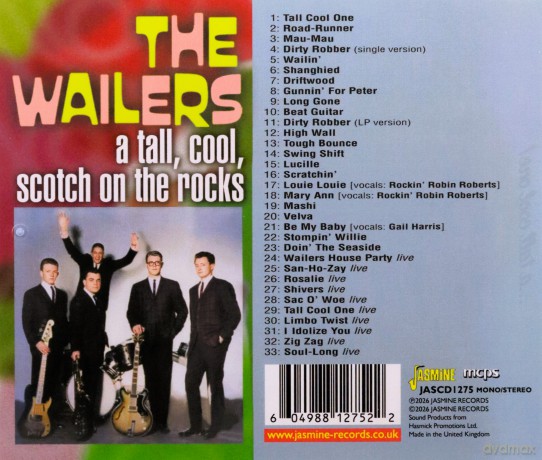 Wailers: A Tall. Cool. Scotch On The Rocks [CD]