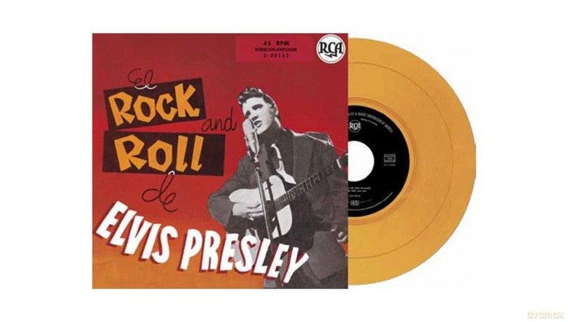Elvis Presley: Ep Etranger Ndeg19 - El Rock And Roll De Elvis Presley (Spain) (Orange) [Winyl]