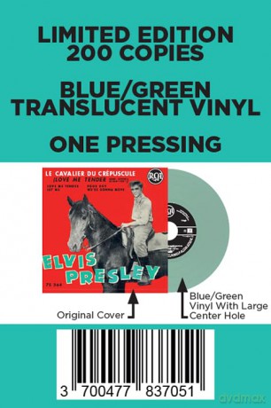 Elvis Presley: Ep Etranger No. 11 - Le Cavalier Du Crepuscule (France) (Bleu/Vert) [Winyl]