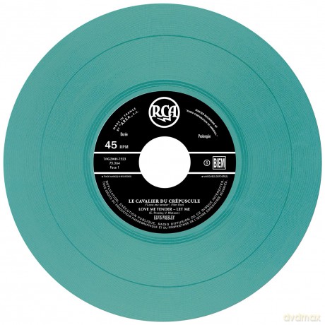 Elvis Presley: Ep Etranger No. 11 - Le Cavalier Du Crepuscule (France) (Bleu/Vert) [Winyl]