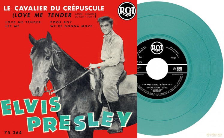 Elvis Presley: Ep Etranger No. 11 - Le Cavalier Du Crepuscule (France) (Bleu/Vert) [Winyl]