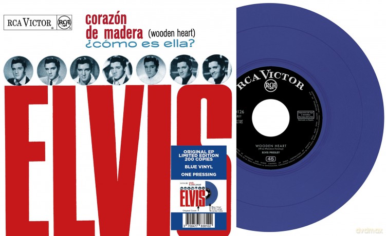 Elvis Presley: Ep Etranger No. 13 - Corazon De Madera (Espagne) (Limited Blue) [Winyl]