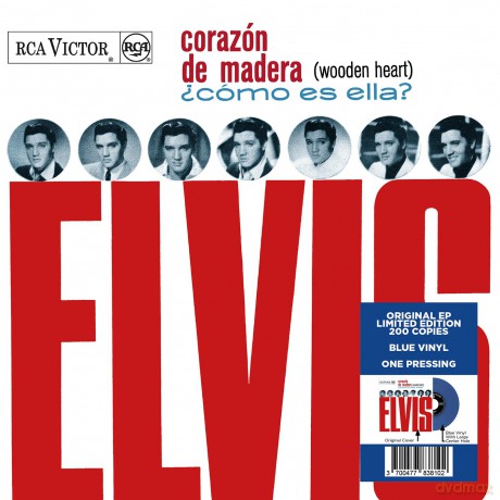 Elvis Presley: Ep Etranger No. 13 - Corazon De Madera (Espagne) (Limited Blue) [Winyl]