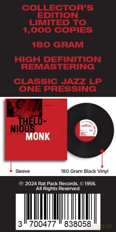 Thelonious Monk: Genius Of Modern Music Volume 2 [Winyl]
