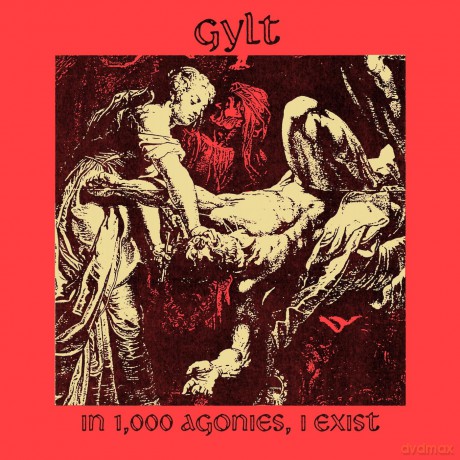 Gylt: In 1000 Agonies. I Exist (Transparent Red/Black Splatter) [Winyl]