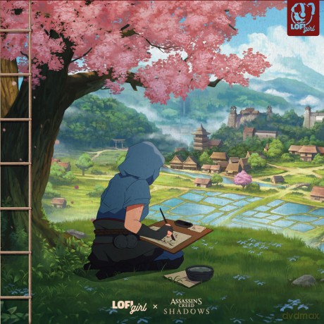 Lofi Girl X Assassins Creed: Shadows (Red Marbled) [Winyl]
