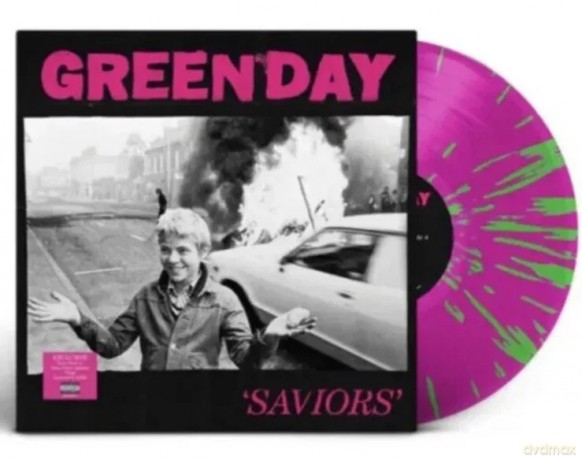 Green Day: Saviors (Store Exclusive) (Neon Pink/Neon Green) [Winyl]