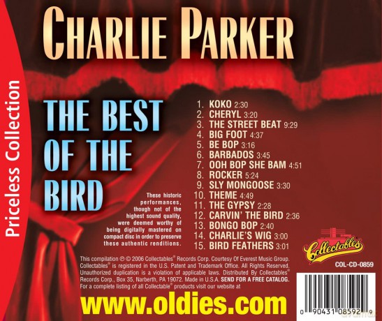 Charlie Parker: The Best Of The Bird [CD]